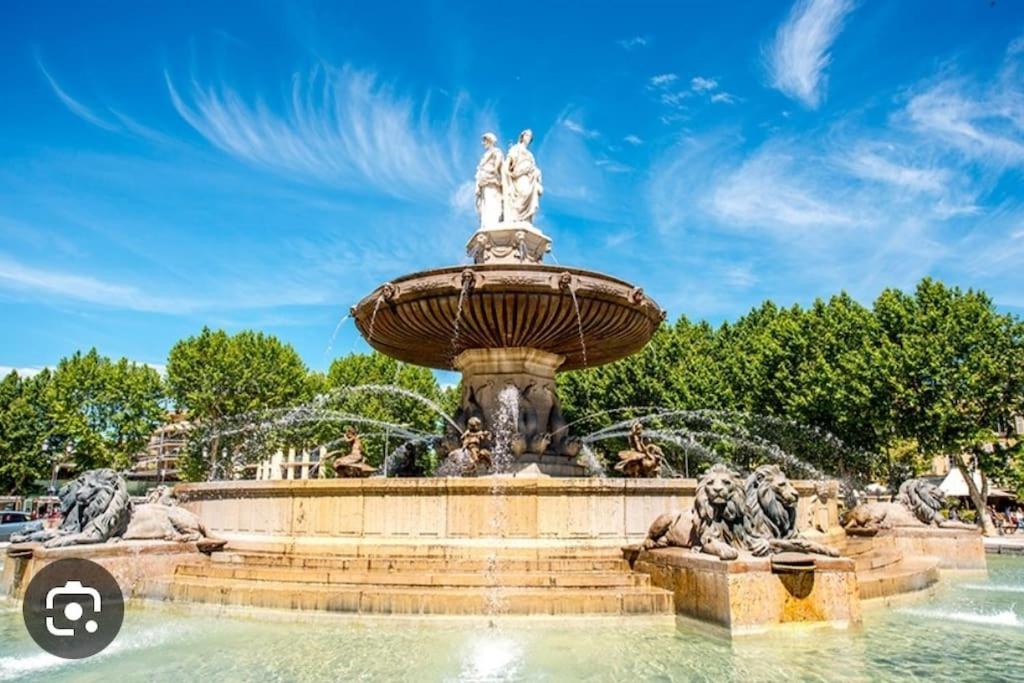 Apartamento Joli T2 Lumineux Avec Balcon Et Wifi - Proche Cv Aix-en-Provence Exterior foto
